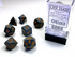 Opaque: Polyhedral Dark Grey/Copper 7-Die Set