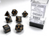 Opaque: Polyhedral Black/Gold 7-Die Set