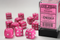 Opaque: 16mm D6 Pink/White Dice Block (12 Dice)