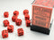 Opaque: 12mm D6 Orange/Black (36)