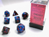 Gemini: Polyhedral Black-Starlight/Red 7-Die Set