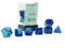 Gemini: Polyhedral Blue-Blue/Light Blue Luminary 7-Die Set