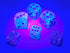 Gemini: 12mm D6 Gel Green-Pink/Blue Luminary (36)