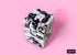 Gemini: Black-White/Pink 12mm D6 (36 dice)