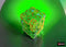 Gemini: Plasma Green-Teal/Orange Luminary 12mm D6 (36 dice)