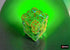 Gemini: Plasma Green-Teal/Orange Luminary 12mm D6 (36 dice)