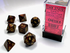 Scarab: Polyhedral Blue Blood/Gold 7-Die Set