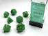 Vortex: Polyhedral Green/Gold 7-Die Set