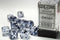 Nebula: 16mm D6 Black/White Dice Block (12 Dice)