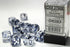 Nebula: 16mm D6 Black/White Dice Block (12 Dice)
