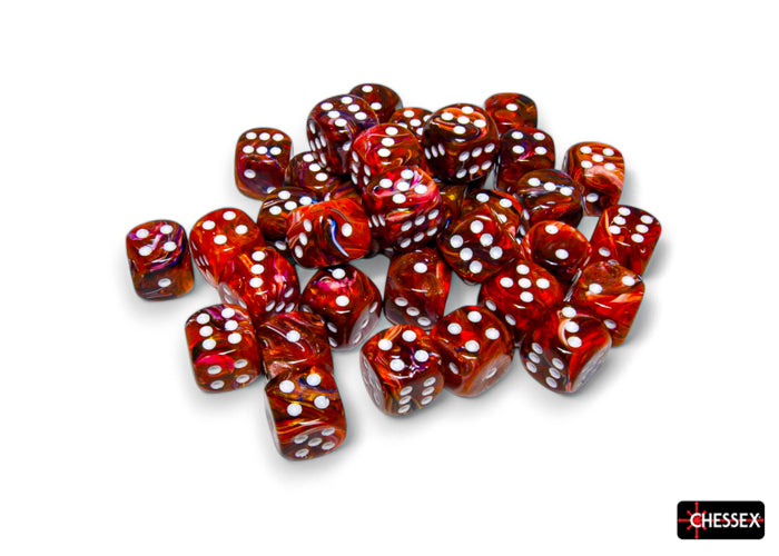 Festive: Symphony/White 12mm D6 (36 dice)