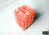Festive: Dahlia/White 12mm D6 (36 dice)