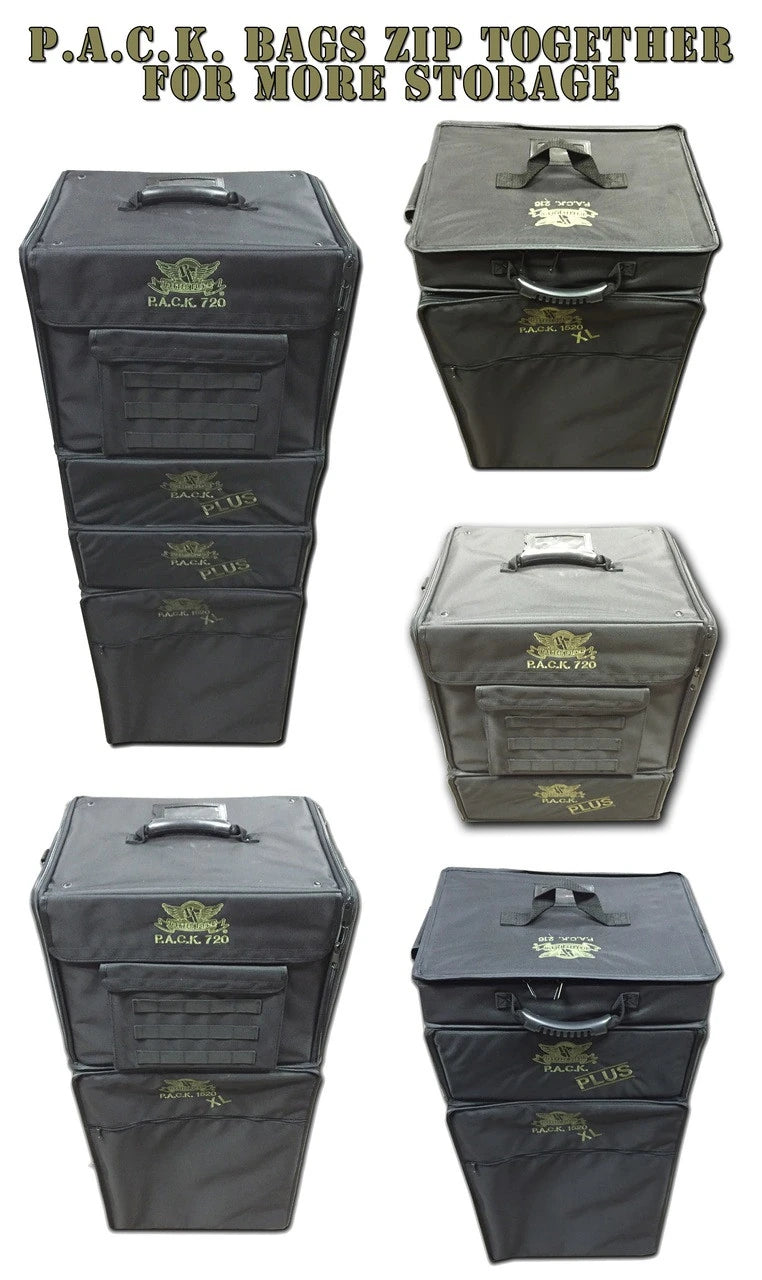 (720) P.A.C.K. 720 Molle Empty (Black)
