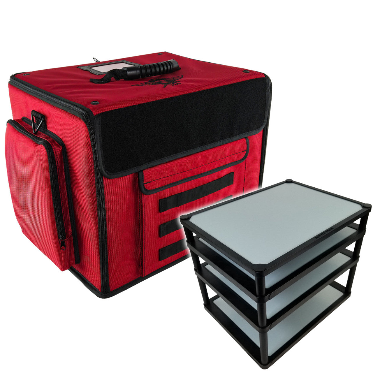 (720) P.A.C.K. 720 Molle with Magna Rack Sliders Load Out (Red)