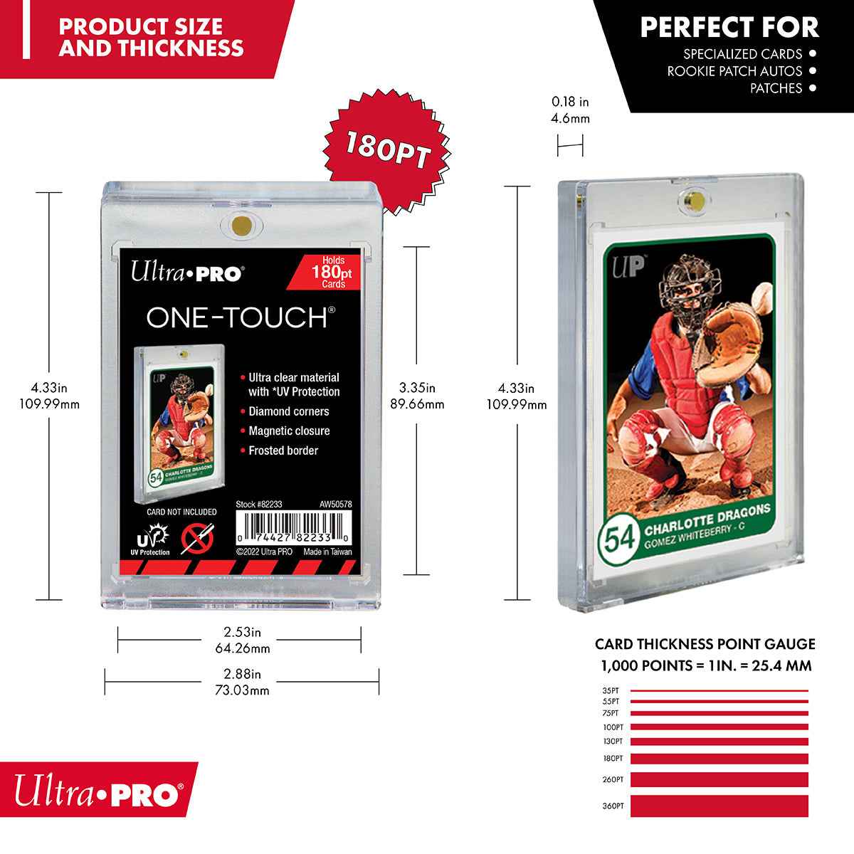180PT UV ONE-TOUCH® Magnetic Holder