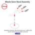 Missile Salvo Stand, Grey & Translucent White