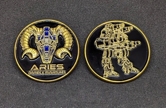 Aries Games & Miniatures Challenge Coin