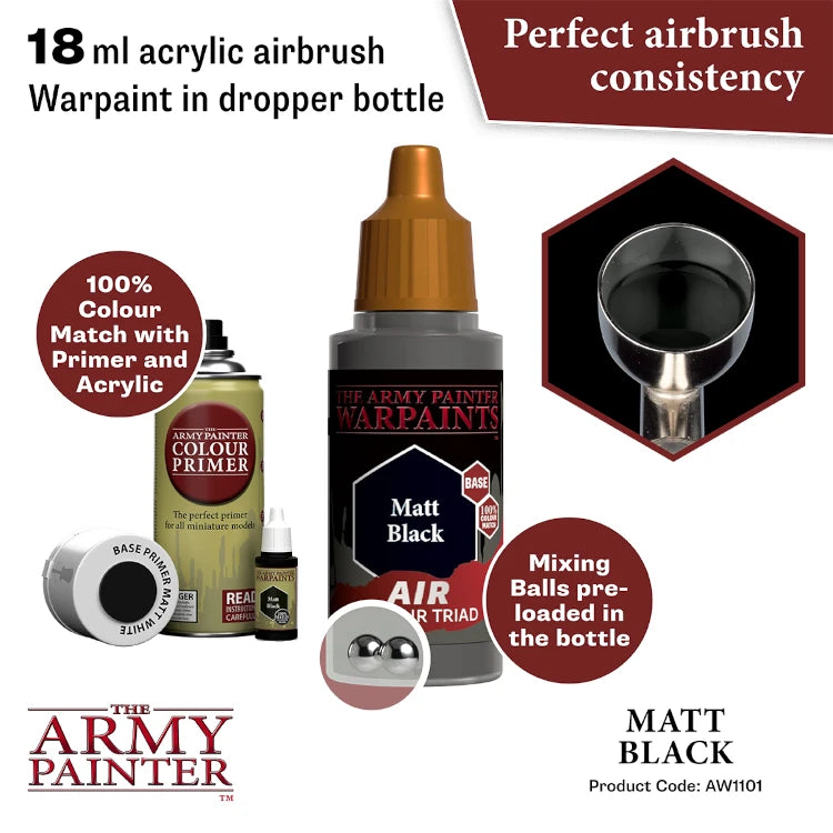 Matt Black Air Paint