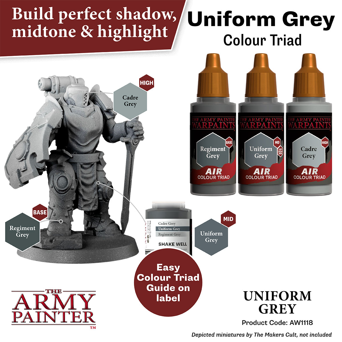 Uniform Grey Air Paint