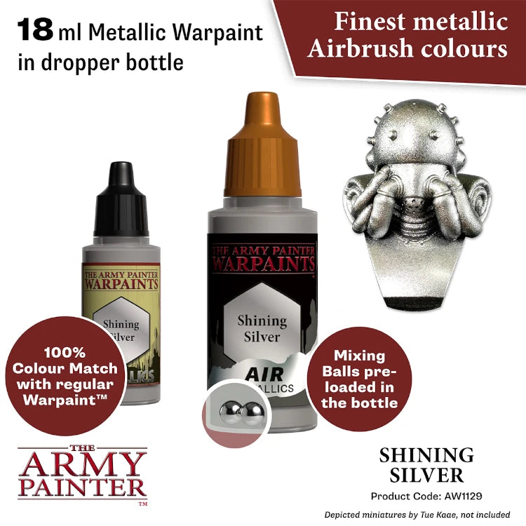 Shining Silver Air Paint