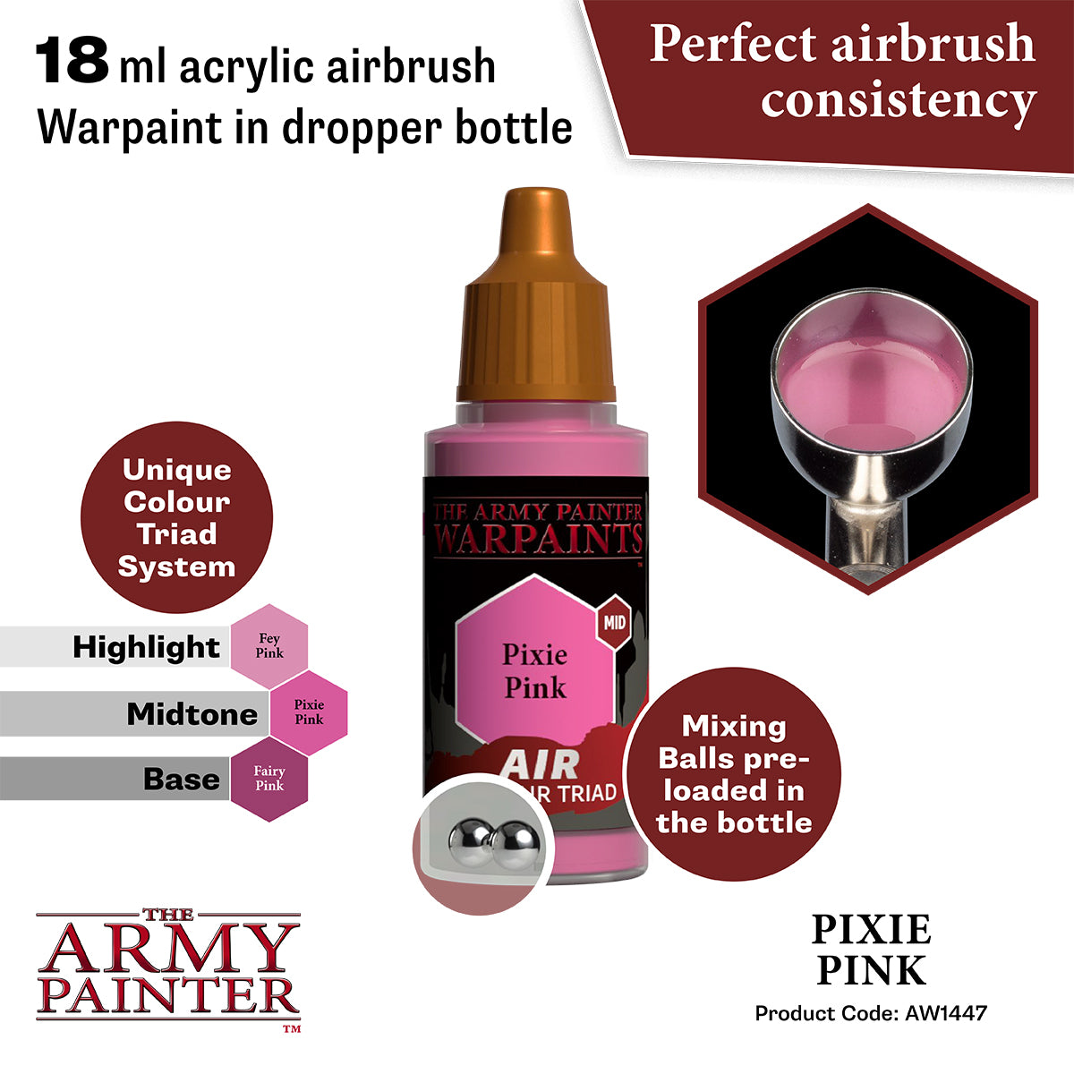 Pixie Pink Air Paint