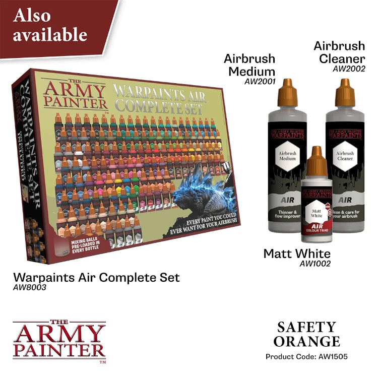 Safety Orange Air Paint