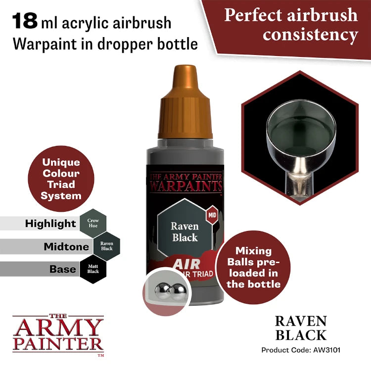 Raven Black Air Paint