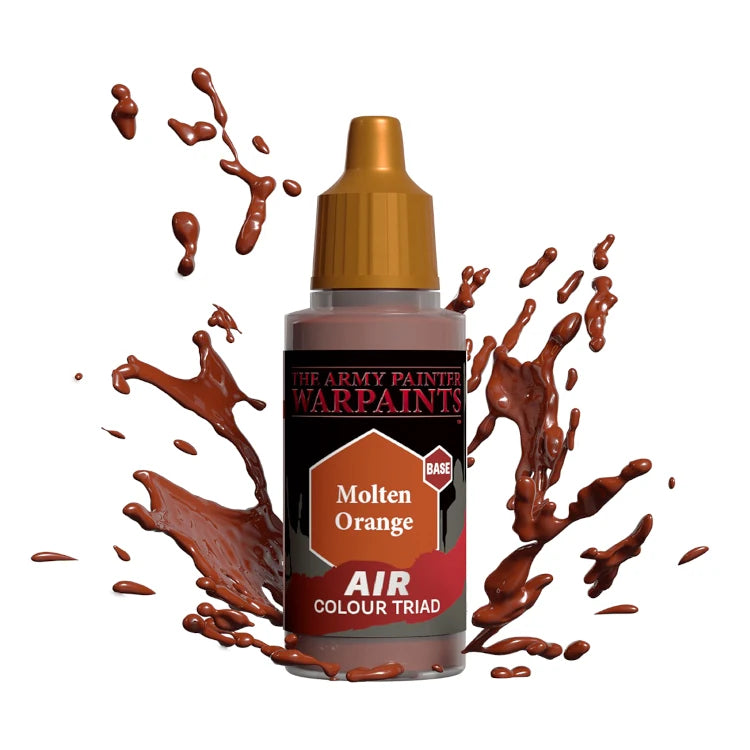 Molten Orange Air Paint