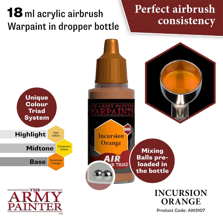 Incursion Orange Air Paint