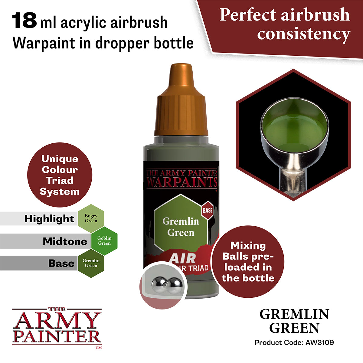 Gremlin Green Air Paint