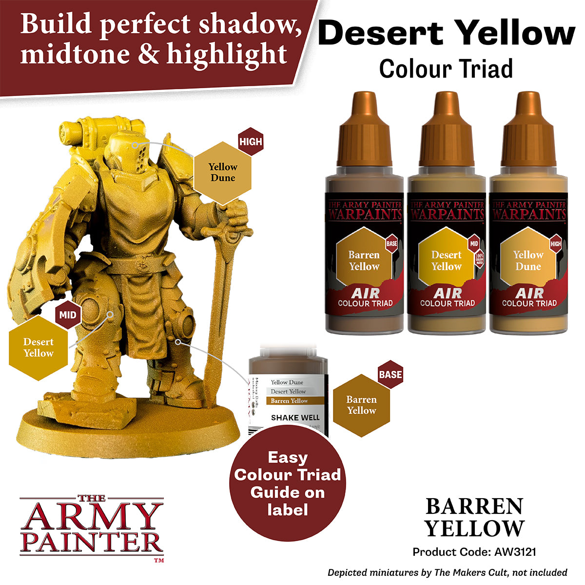 Barren Yellow Air Paint