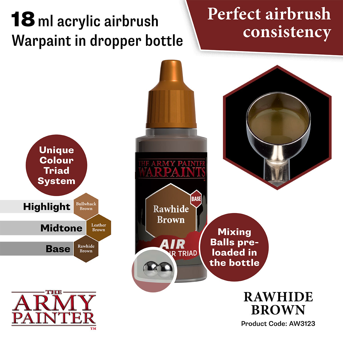 Rawhide Brown Air Paint