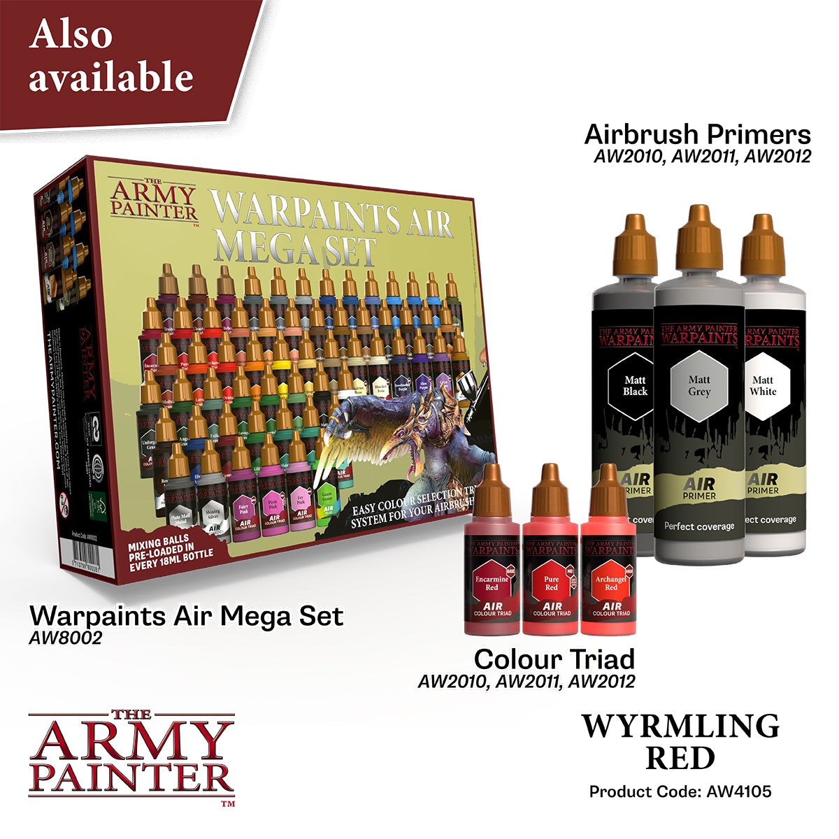 Wyrmling Red Air Paint