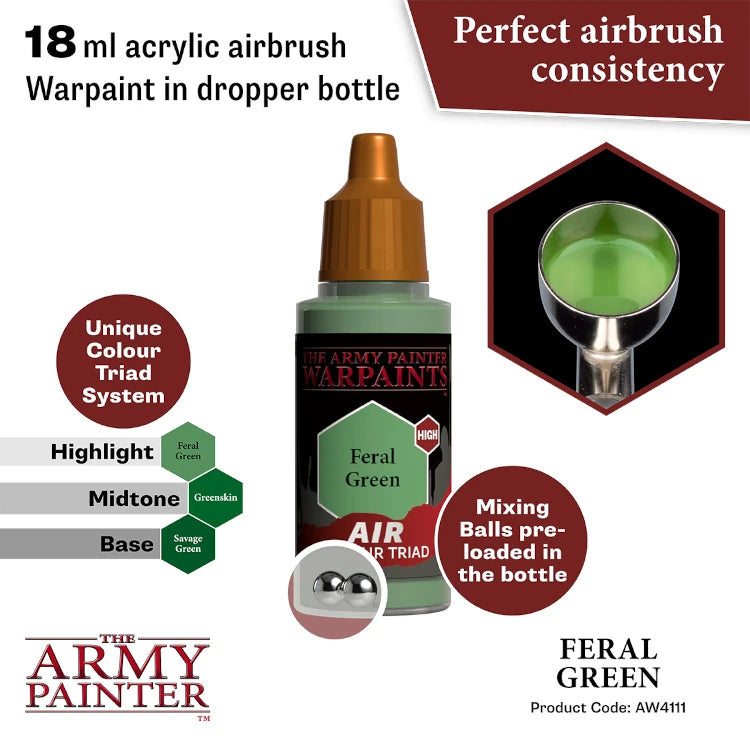 Feral Green Air Paint