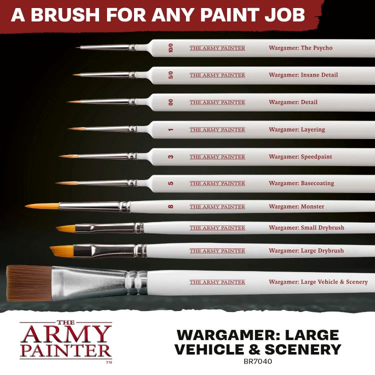 Wargamer: Large Vehicle & Scenery Brush