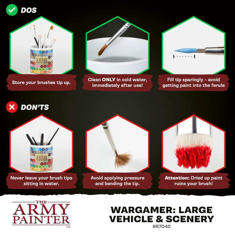 Wargamer: Large Vehicle & Scenery Brush