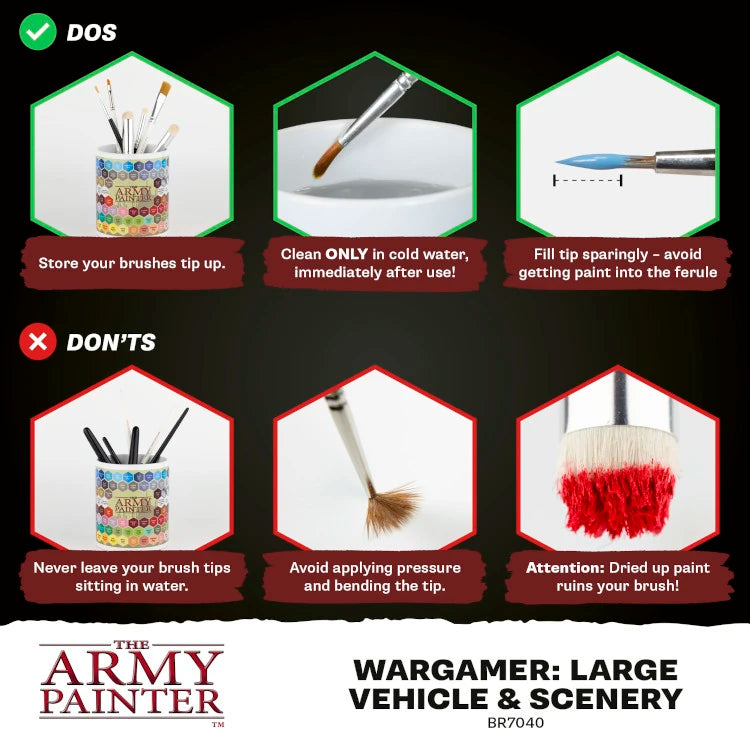 Wargamer: Large Vehicle & Scenery Brush