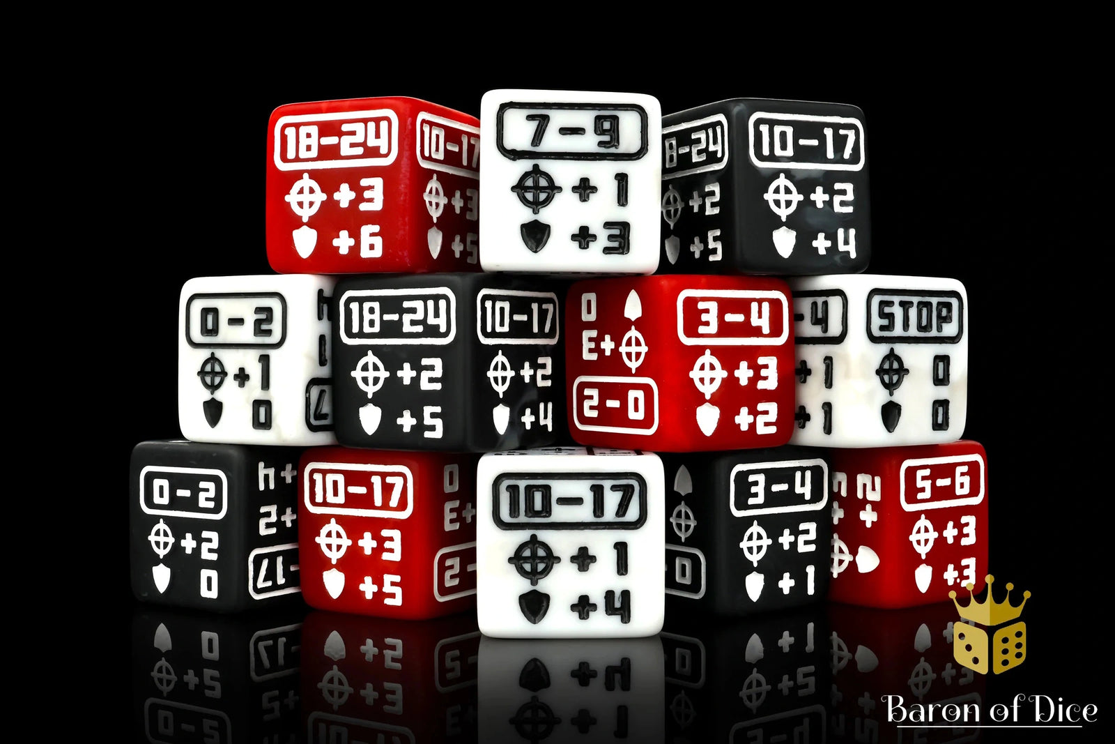Core Movement Dice - Set of 12