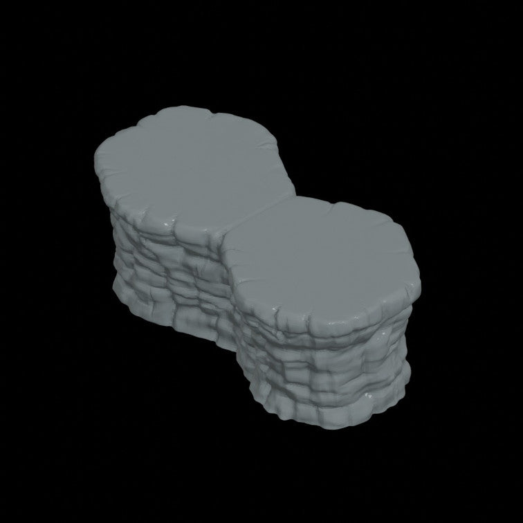 Basic Rock Hex Pack STL Download