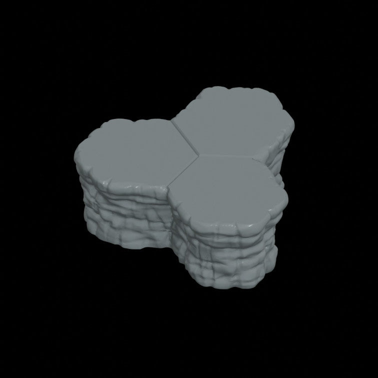 Basic Rock Hex Pack STL Download