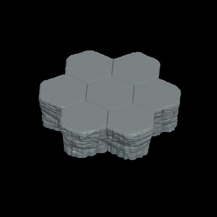 Basic Rock Hex Pack STL Download