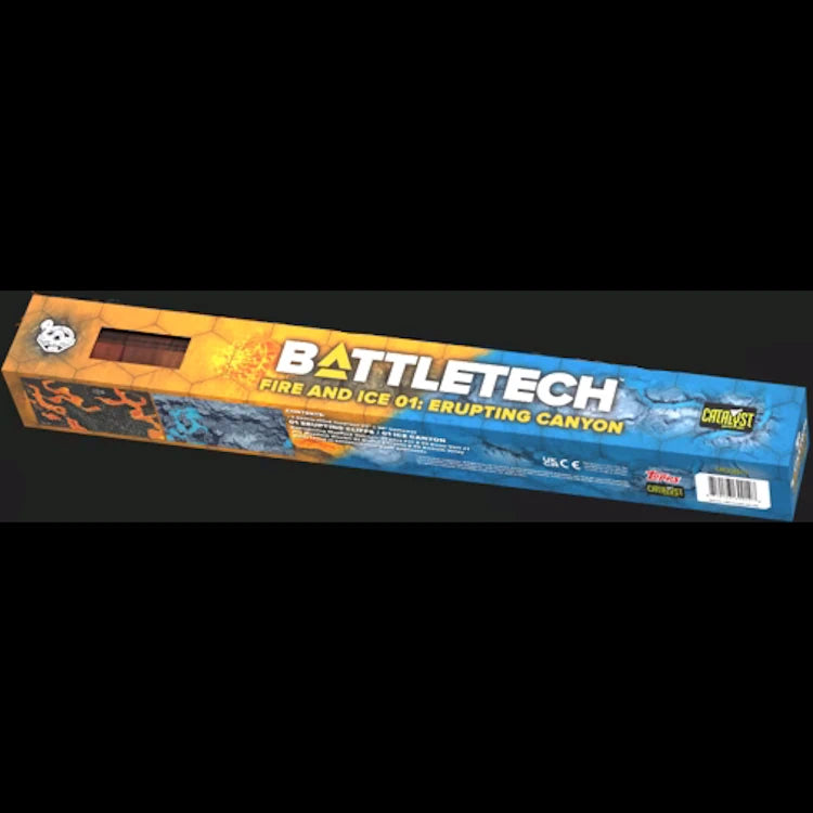 BattleTech: BattleMat: Fire and Ice 01: Erupting Canyon