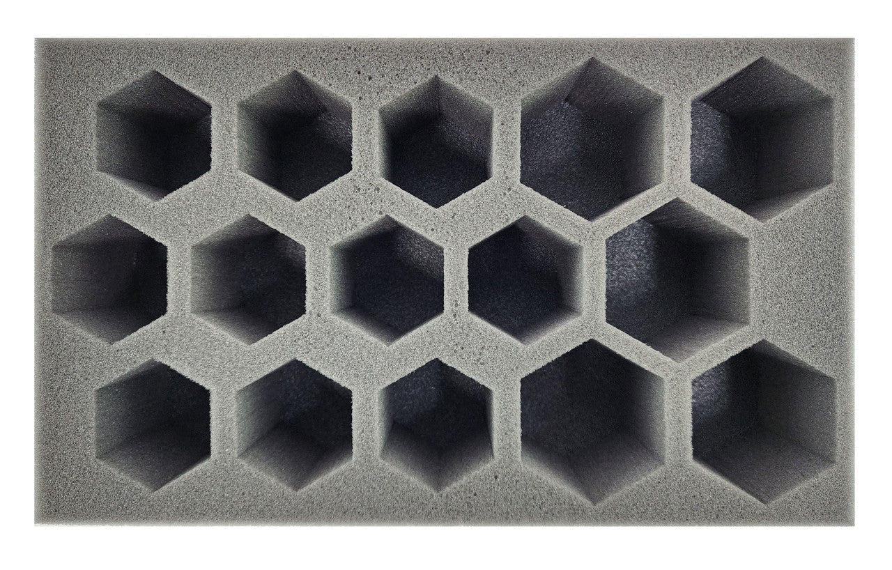 BattleTech 10 Medium 5 Large Hex Foam Tray (SD-2.5)