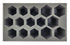 BattleTech 10 Medium 5 Large Hex Foam Tray (SD-2.5)
