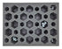 BattleTech 16 Small 2 Medium 17 Large Hex Foam Tray (BFL)