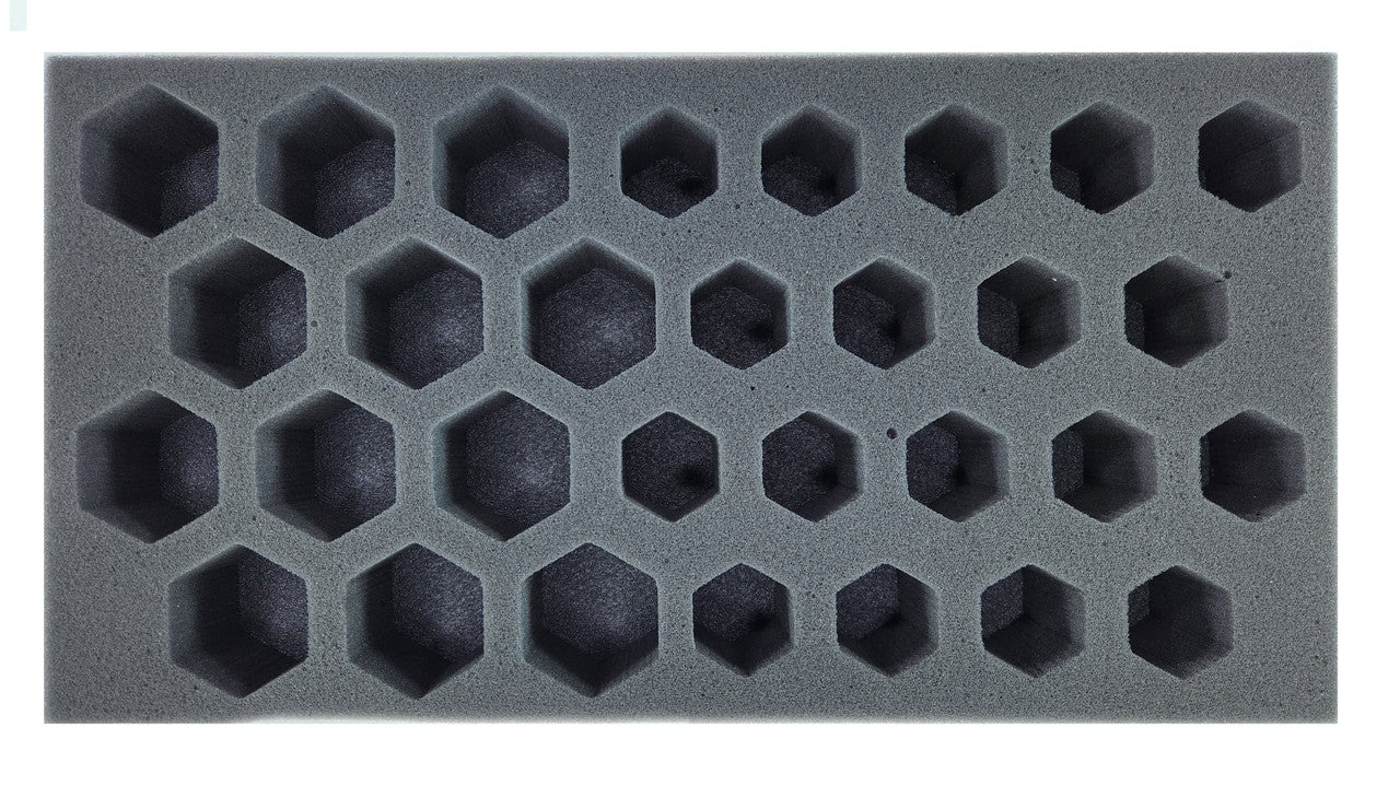 BattleTech 18 Small 12 Medium Hex Foam Tray (BFM)