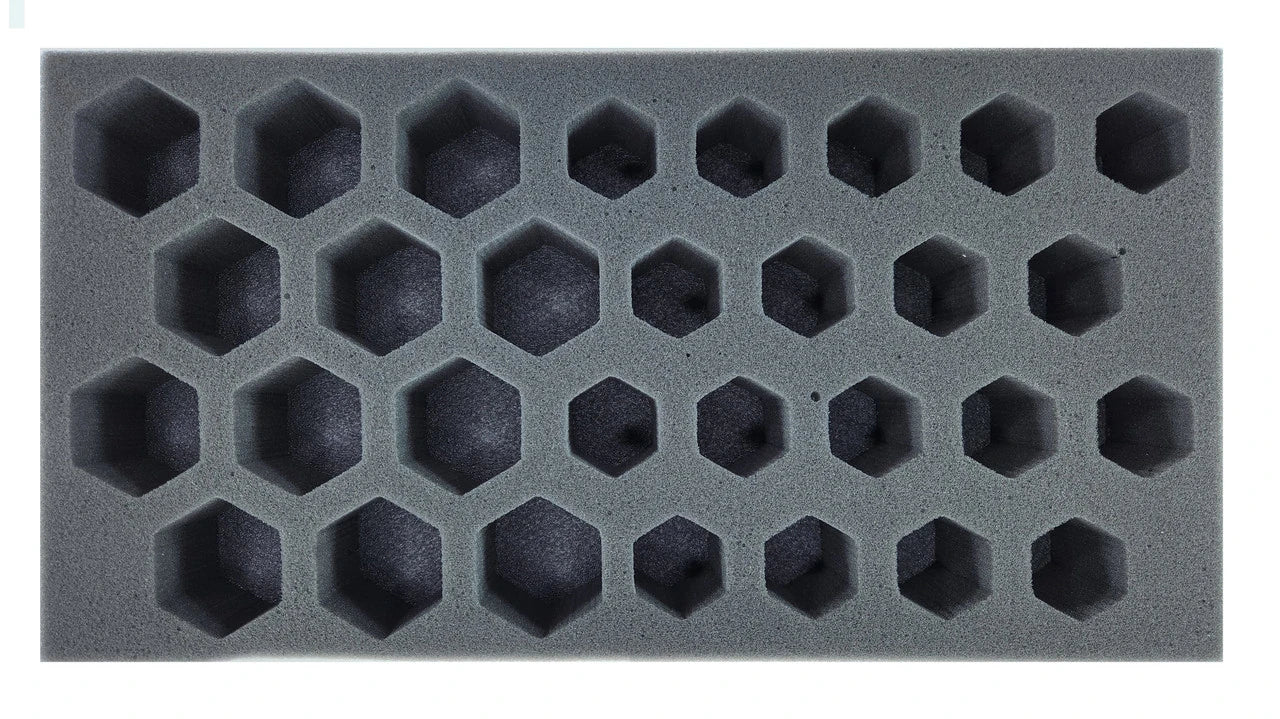 BattleTech 18 Small 12 Medium Hex Foam Tray (BFM)