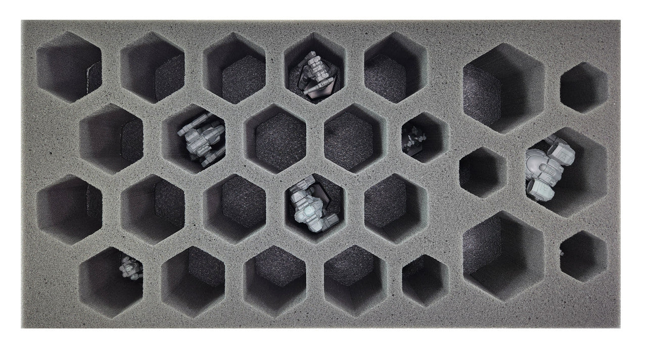 BattleTech 5 Small 18 Medium 3 Large Hex Foam Tray (BFM)