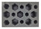 BattleTech 6 Small 2 Medium 7 Large Hex Foam Tray (BFS)