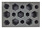 BattleTech 6 Small 2 Medium 7 Large Hex Foam Tray (BFS)